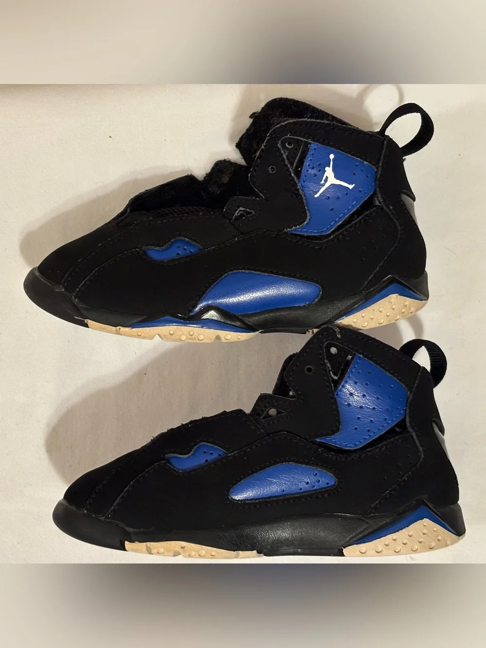 Nike Air Jordan True Flight Youth Black Sneakers Size 10C 343797-042 No laces
